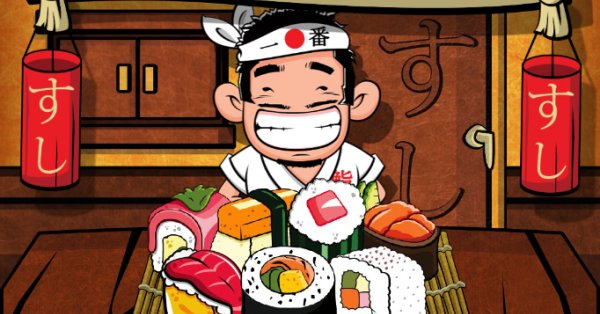 Jouer en ligne à "Assortiment de sushi"